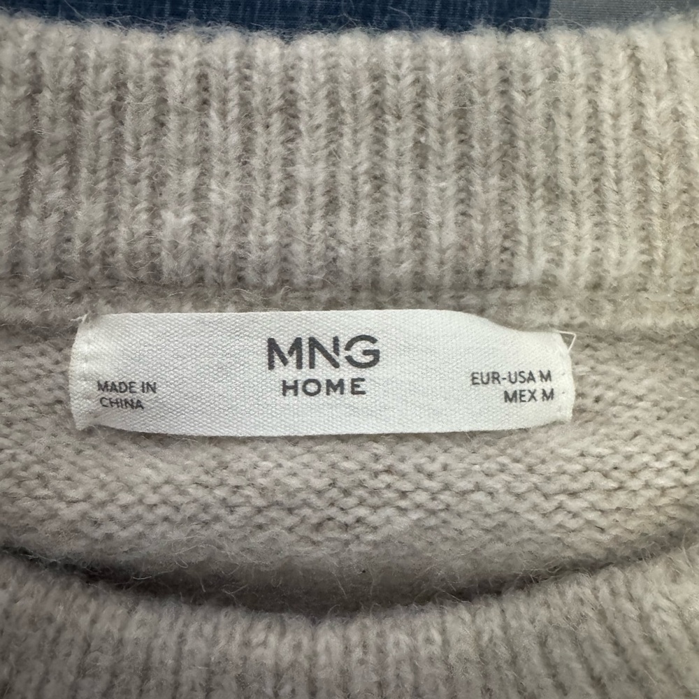 Mango Soft Cream Knit Sweater View 3